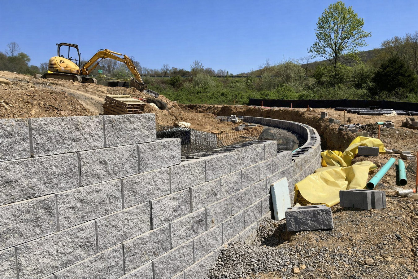 Retaining Wall Construction in Greenville, NC